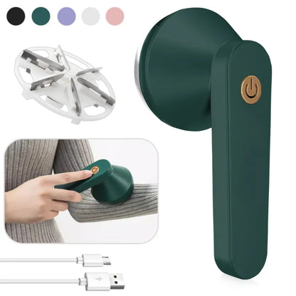 Electric Lint Remover for Clothes – Portable Rechargeable Fabric Shaver