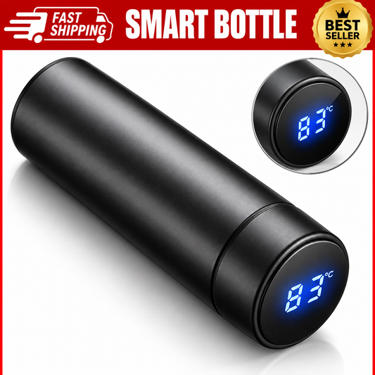 500ml Insulated Water Bottle LED Temperature Display Stainless Steel Flask