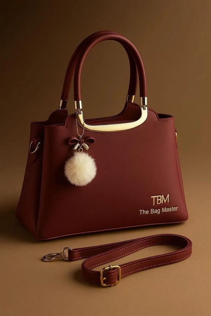 Stylish Women's Rexine Hand Bag - 1 Pc