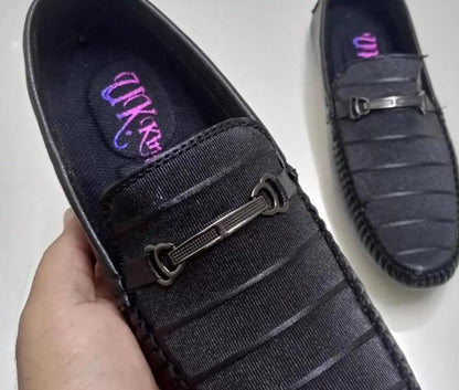 Men's Formal Loafer, Black Line
