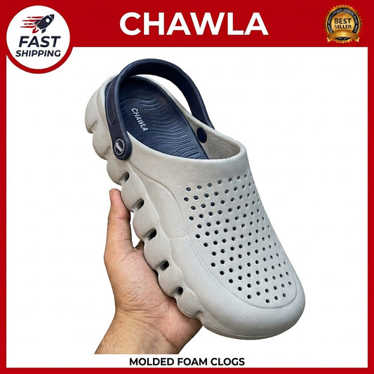 Chawla Men's Casual Molded Foam Clogs – Lightweight Non-Slip Breathable Water Shoes